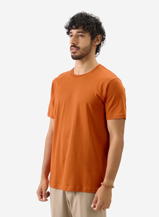 ذا سوليد ستور تيشيرت انترلوك سادة بأكمام قصيرة - Image 3